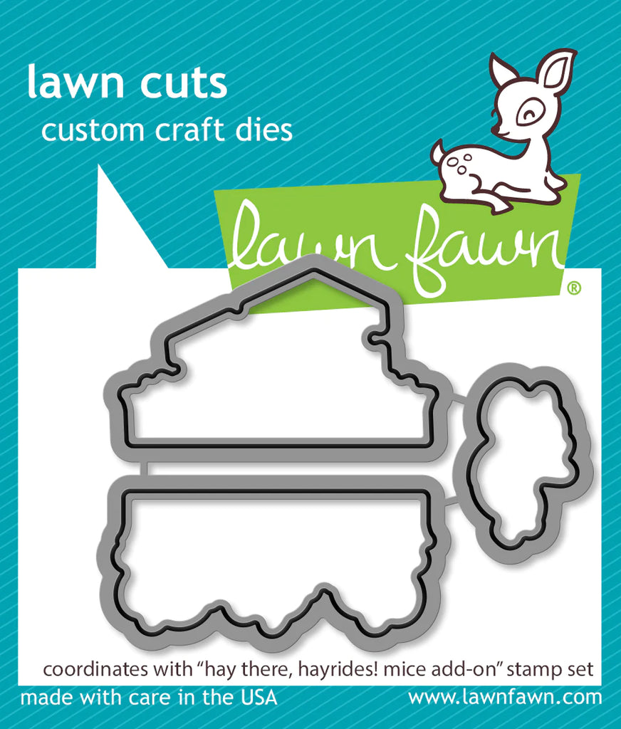 Hay There, Hayrides! Mice Add-On Lawn Cuts