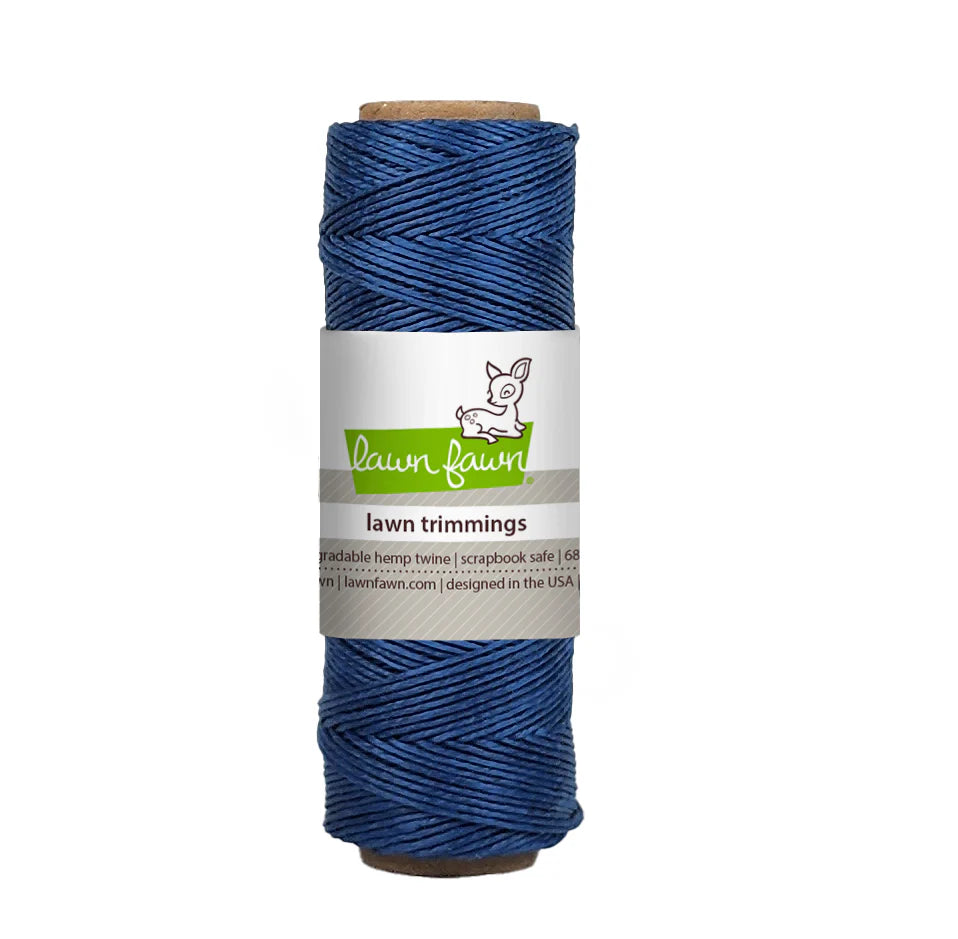 Denim Blue Hemp Twine