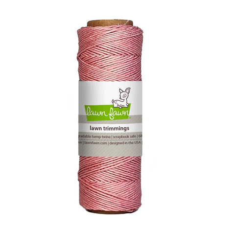 Dusty Rose Hemp Twine