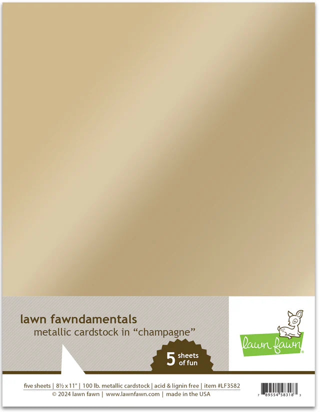 Metallic Cardstock - Champagne