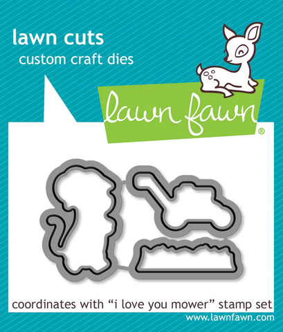 I Love You Mower Lawn Cuts