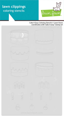 Cake It Easy Coloring Stencils