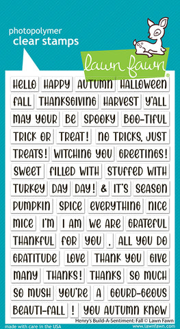 Henry'S Build-A-Sentiment: Fall