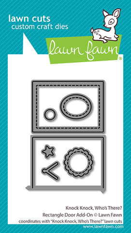Knock Knock, Who'S There? Rectangle Door Add-On