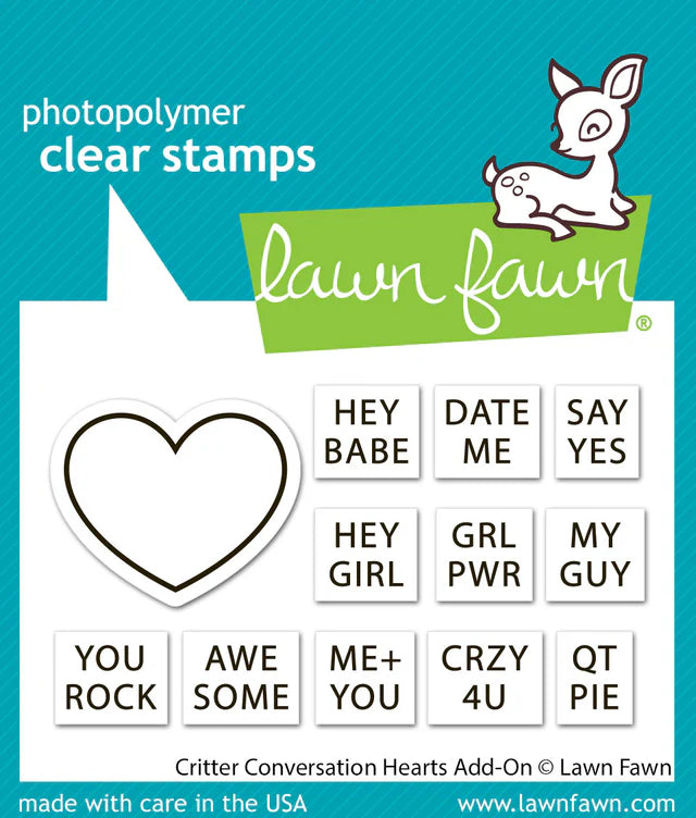 Critter Conversation Hearts Add-On