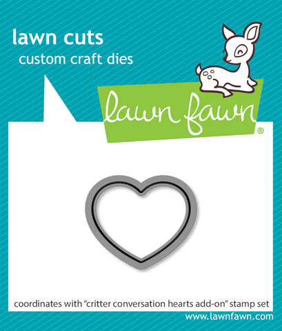 Critter Conversation Hearts Add-On Lawn Cuts