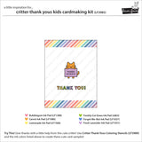Critter Thank Yous Kids Cardmaking Kit: Mini