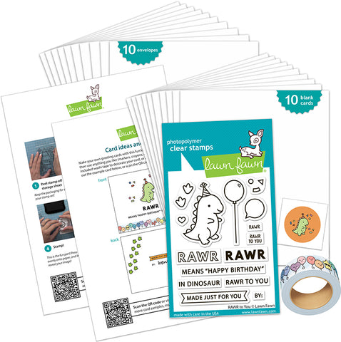 Rawr To You Kids Cardmaking Kit: Mini