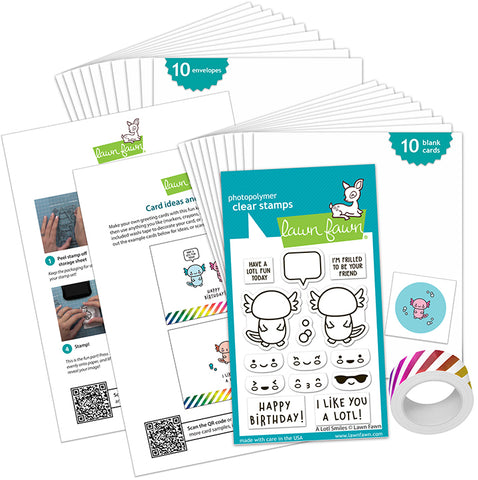 A Lotl Smiles Kids Cardmaking Kit: Mini