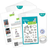 Unicorn Sparkles Kids Cardmaking Kit: Mini