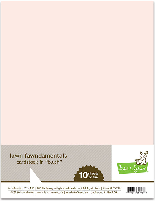 Blush Cardstock