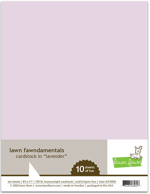 Lavender Cardstock