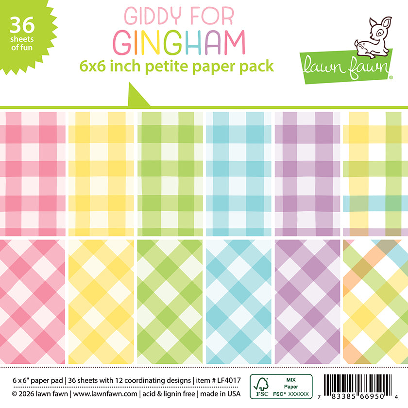 Giddy For Gingham Petite Paper Pack