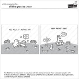 All The Grasses Coloring Stencils