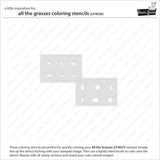 All The Grasses Coloring Stencils