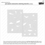 Just Plane Awesome Coloring Stencils