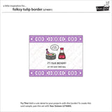 Folksy Tulip Border