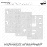 Make Lemonade! Coloring Stencils