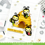 Bee Happy Background Stencils