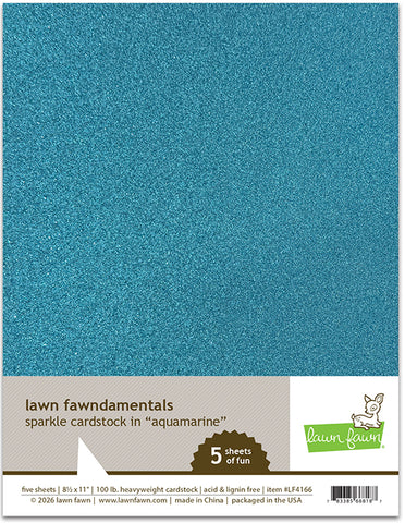 Sparkle Cardstock - Aquamarine
