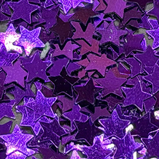 Purple Stars Confetti