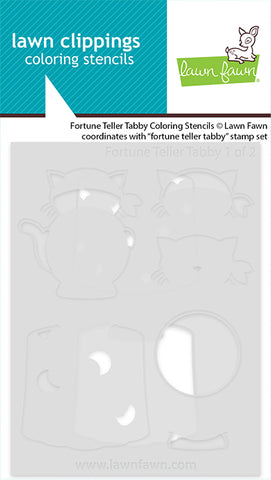 Fortune Teller Tabby Coloring Stencils