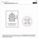 Reveal Wheel Templates: Gingerbread House Drop-Down