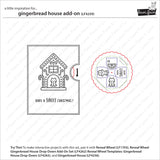 Reveal Wheel Templates: Gingerbread House Drop-Down