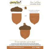 Acorn Card Base Honey Cuts