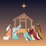 Lovely Layers: Nativity Scene Honey Cuts