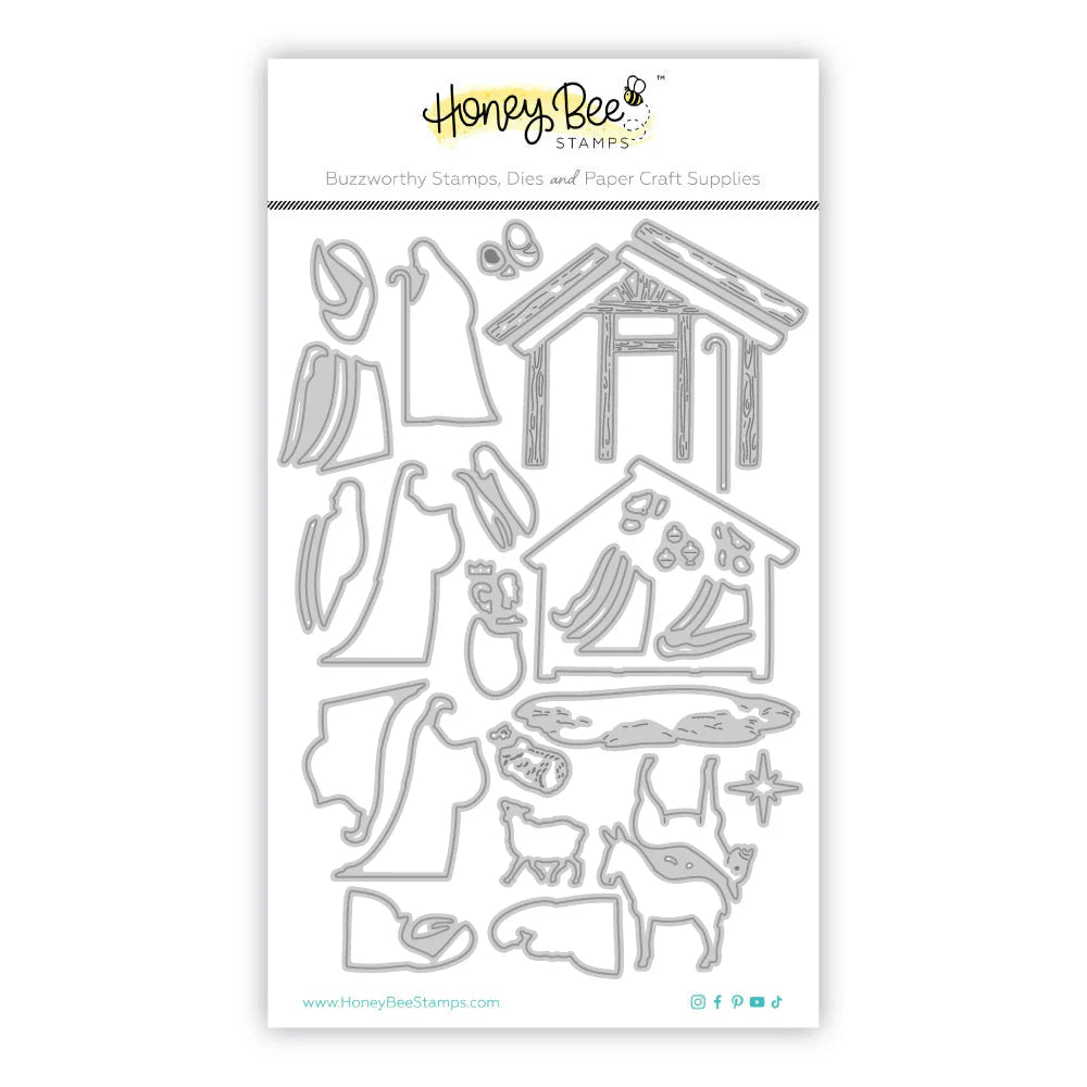 Lovely Layers: Nativity Scene Honey Cuts