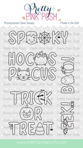 Halloween Word Scenes Stamp Set