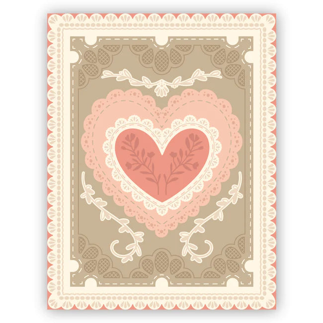 Lace Heart Layering Frames - Honey Cuts