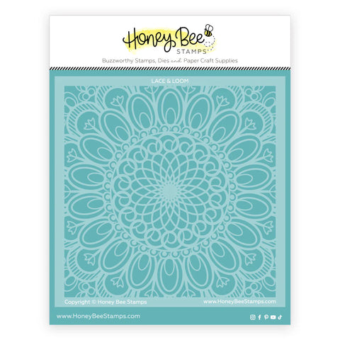 Lace & Loom Background Stencil