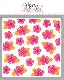 Layered Hibiscus Stencil (3 Lyr)