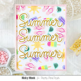 Layered Summer Fun Stencil (2 Lyr)
