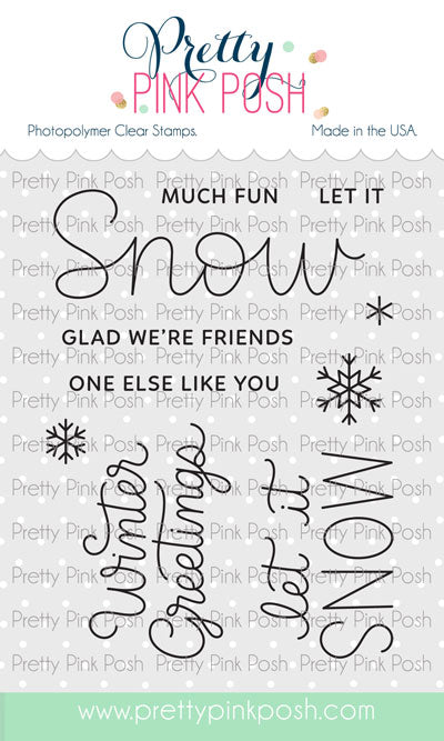 Let It Snow Stamp Set