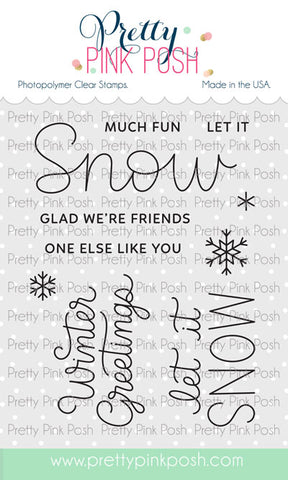 Let It Snow Stamp Set