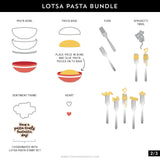 Lotsa Pasta Turnabout™ Stamp Set (6" x 8")