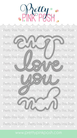 Love You Shadow Die Set