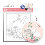 Stencil Art: Swan Serenade Layering Stencil Set (6 in 1)