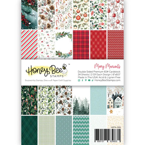 Merry Moments Paper Pad 6x8.5 - 24 Double Sided Sheets