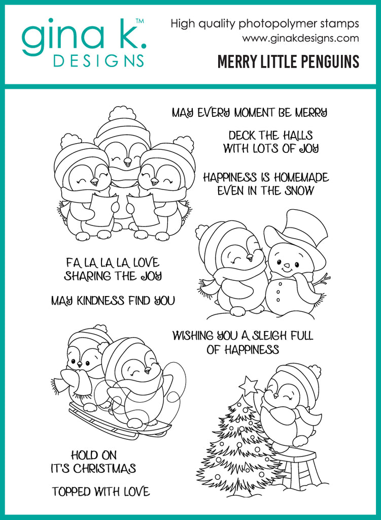 Merry Little Penguins Stamp Set