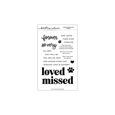 Loved and Missed Stamp Set (4 x 6)