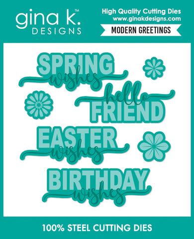 Modern Greetings Die