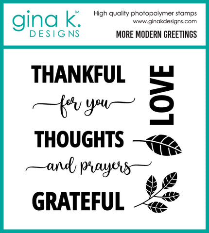More Modern Greetings Stamp Set