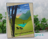 Mountain Landscape Stencils