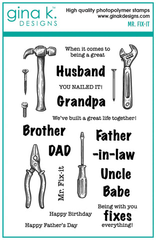 Mr Fit it Stamp Set
