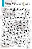 Elegant Alphabet Stamp Set