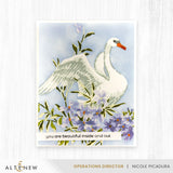 Stencil Art: Swan Serenade Layering Stencil Set (6 in 1)